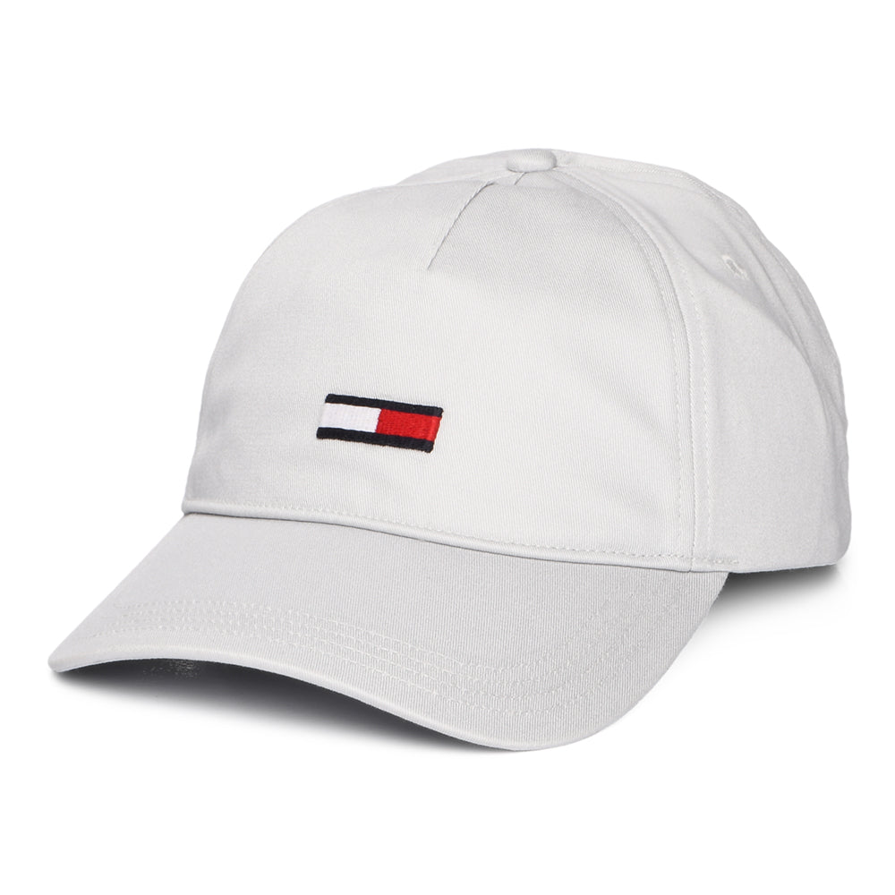 Tommy Hilfiger TJW Elongated Flag Baseball Cap - Hellgrau