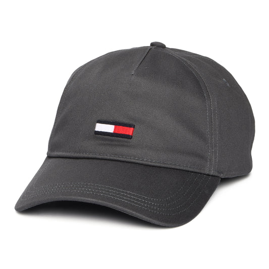 Tommy Hilfiger TJM Elongated Flag Baseball Cap - Dunkelgrau