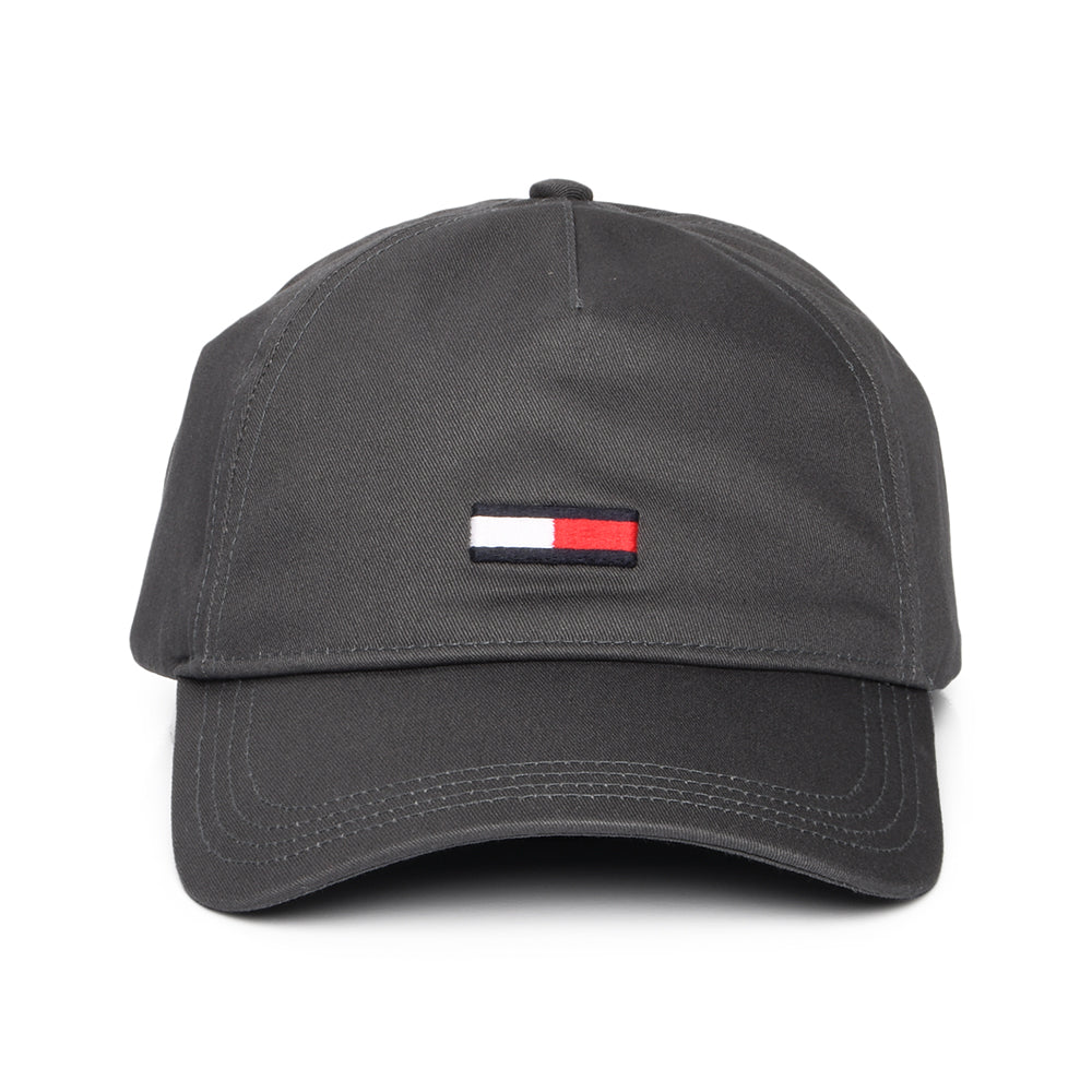 Tommy Hilfiger TJM Elongated Flag Baseball Cap - Dunkelgrau