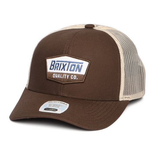 Brixton Regal NetPlus MP Trucker Cap - Braun-Cremeweiß