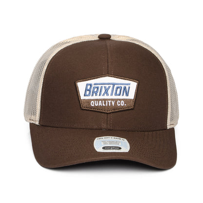 Brixton Regal NetPlus MP Trucker Cap - Braun-Cremeweiß