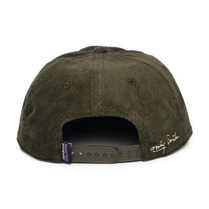 Patagonia Earth Currents Patch Kord Snapback Cap - Kieferngrün