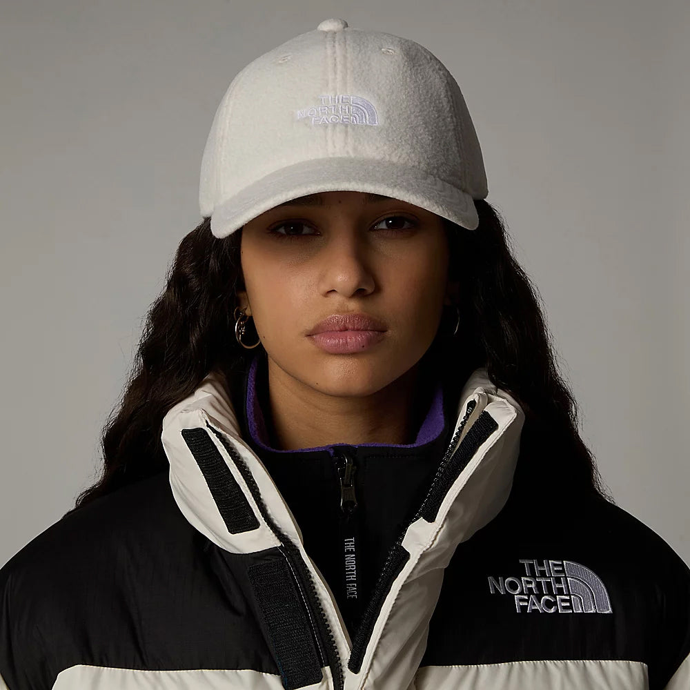 The North Face Denali Norm Recycled Fleece Baseball Cap - Cremeweiß