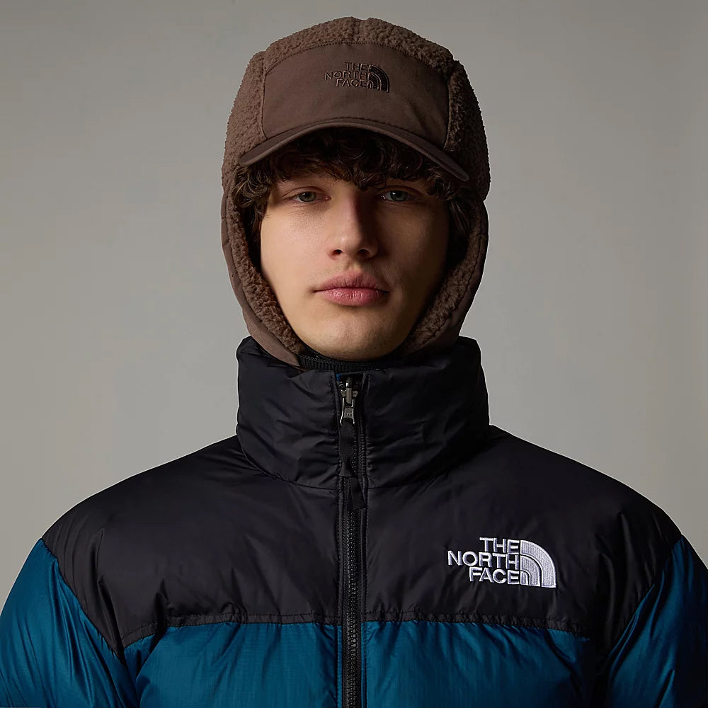 The North Face Cragmont Wasserabweisender Fleece 5 Paneelen Cap mit Ohrenklappen - Rauchbraun