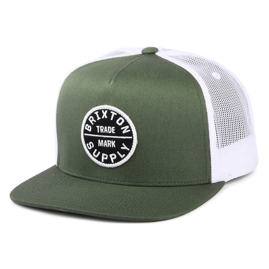 Brixton Oath MP Trucker Cap - Salbeigrün-Weiß