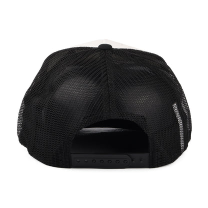 Brixton Alpha Block NetPlus MP Trucker Cap - Cremeweiß-Schwarz