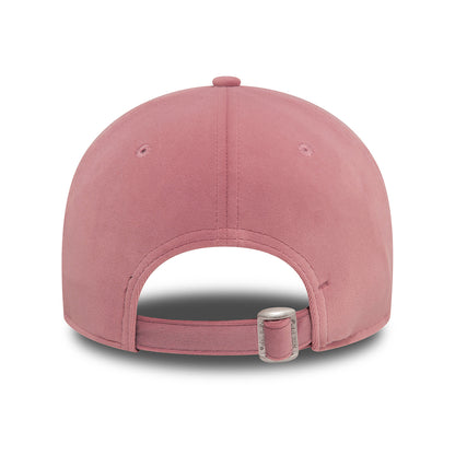 New Era Damen 9FORTY New York Yankees Baseball Cap - MLB Velour Diamante - Rosa