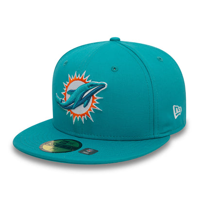 New Era 59FIFTY Miami Dolphins Baseball Cap - NFL OTC - Petrol