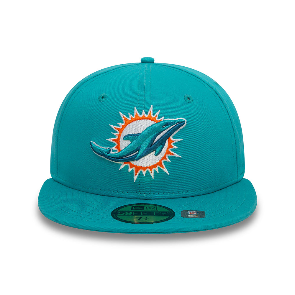 New Era 59FIFTY Miami Dolphins Baseball Cap - NFL OTC - Petrol