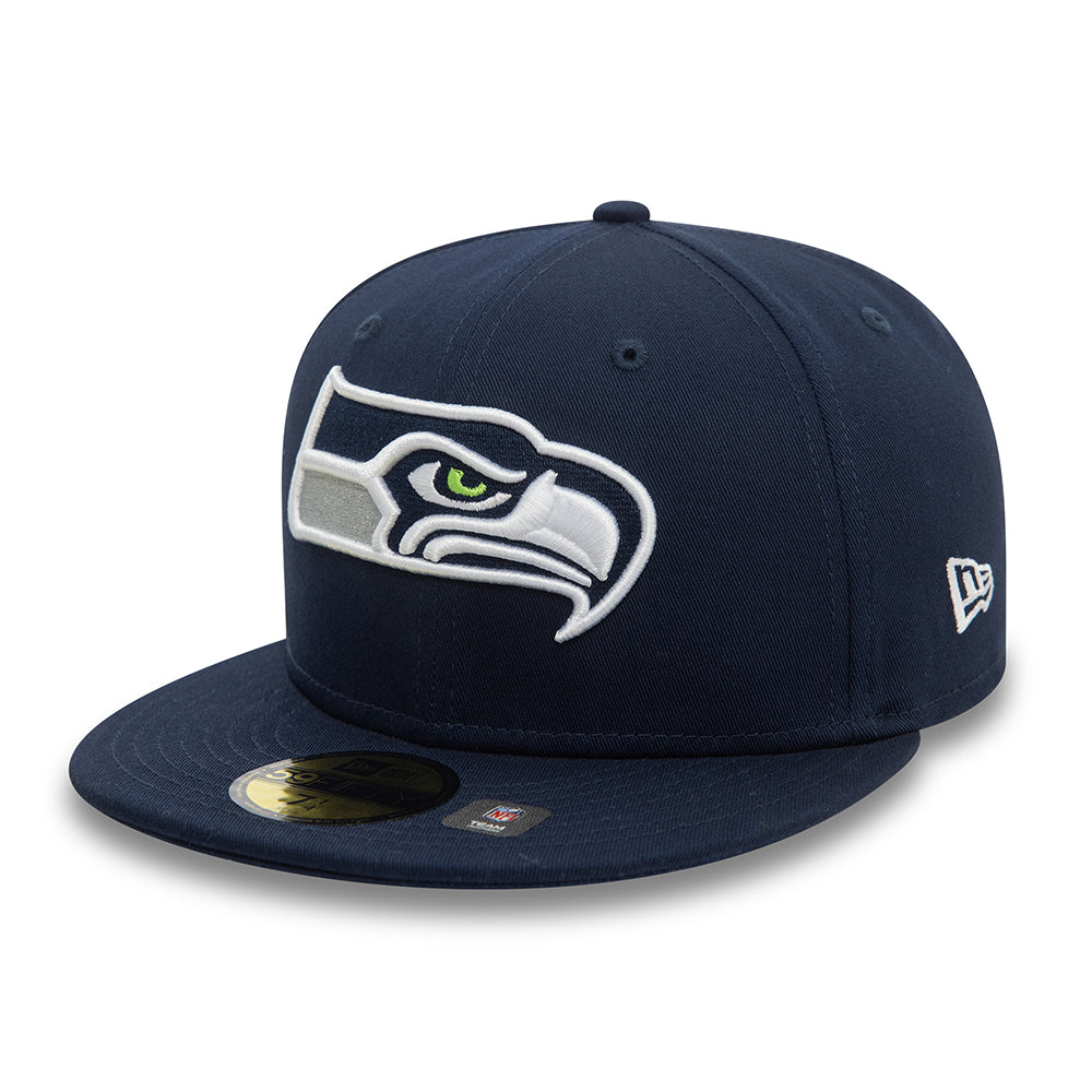 New Era 59FIFTY Seattle Seahawks Baseball Cap - NFL OTC - Marineblau