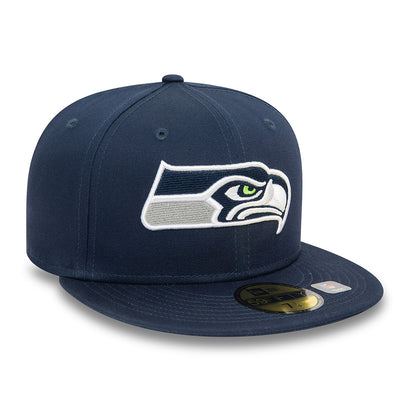 New Era 59FIFTY Seattle Seahawks Baseball Cap - NFL OTC - Marineblau