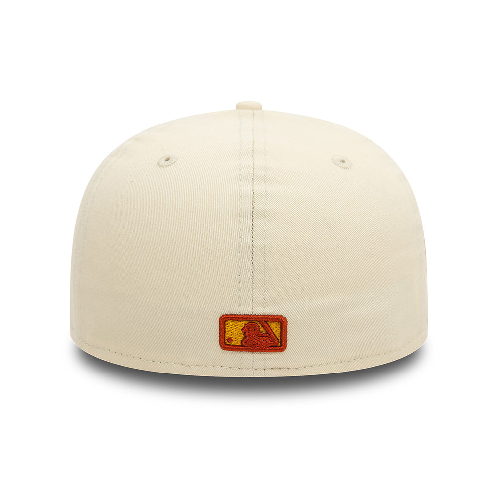 New Era 59FIFTY Low Profile St. Louis Cardinals Baseball Cap - MLB Seasonal World Series - Helles Cremefarben-Rostrot