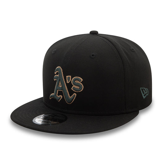 New Era 9FIFTY Oakland Athletics Snapback Cap - MLB Seasonal World Series - Schwarz