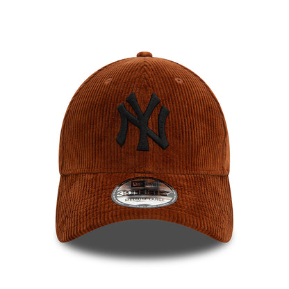 New Era 39THIRTY New York Yankees Baseball Cap - MLB Cord II - Braun-Schwarz