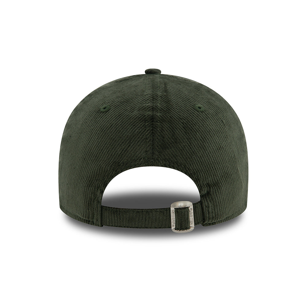 New Era 9FORTY Oakland Athletics Baseball Cap - MLB Cord - Dunkelgrün