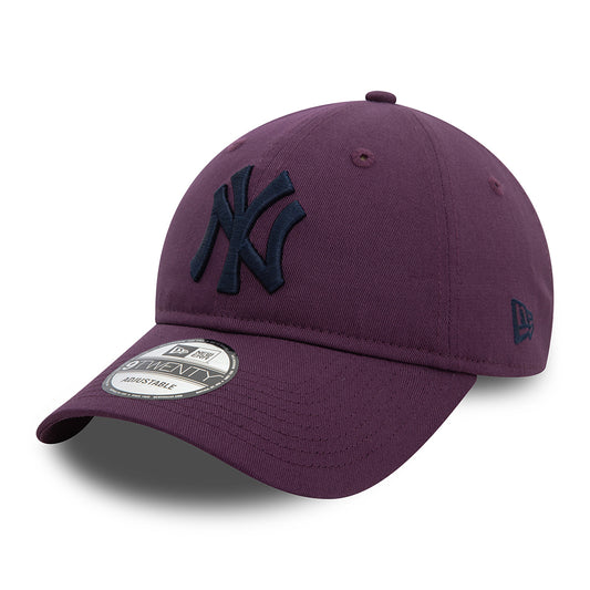 New Era 9TWENTY New York Yankees Baseball Cap - MLB League Casual - Zwetschge-Marineblau