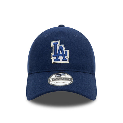 New Era 9TWENTY L.A. Dodgers Baseball Cap - MLB Melton - Marineblau