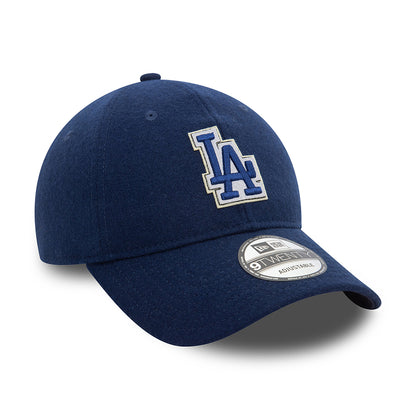 New Era 9TWENTY L.A. Dodgers Baseball Cap - MLB Melton - Marineblau