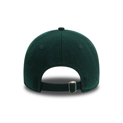 New Era 9TWENTY Oakland Athletics Baseball Cap - MLB Melton - Dunkelgrün