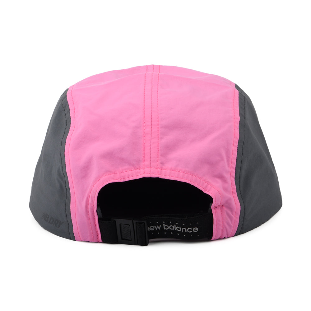 New Balance Everyday Recycled 5 Paneelen Cap - Petrol-Rosa-Graphitgrau