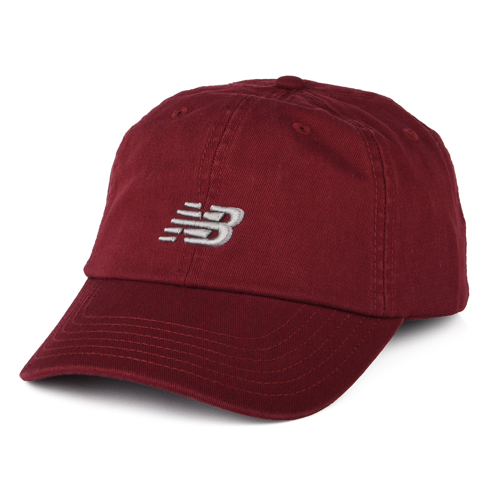 New Balance Classic NB Curved Brim Baseball Cap - Dunkelrot