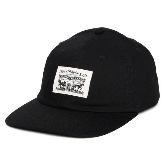 Levi's Relaxed Heritage Baseball Cap - Schwarz