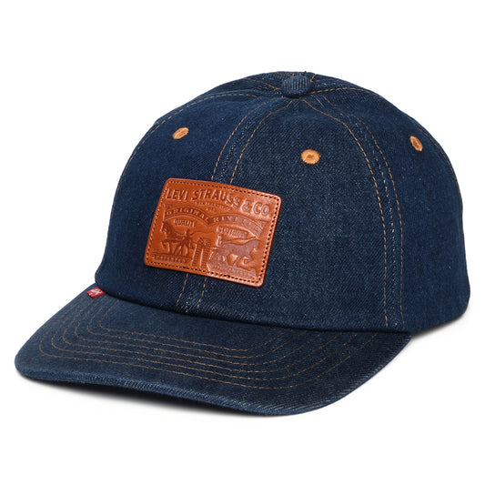 Levi's Relaxed Heritage Denim Baseball Cap - Dunkelblau