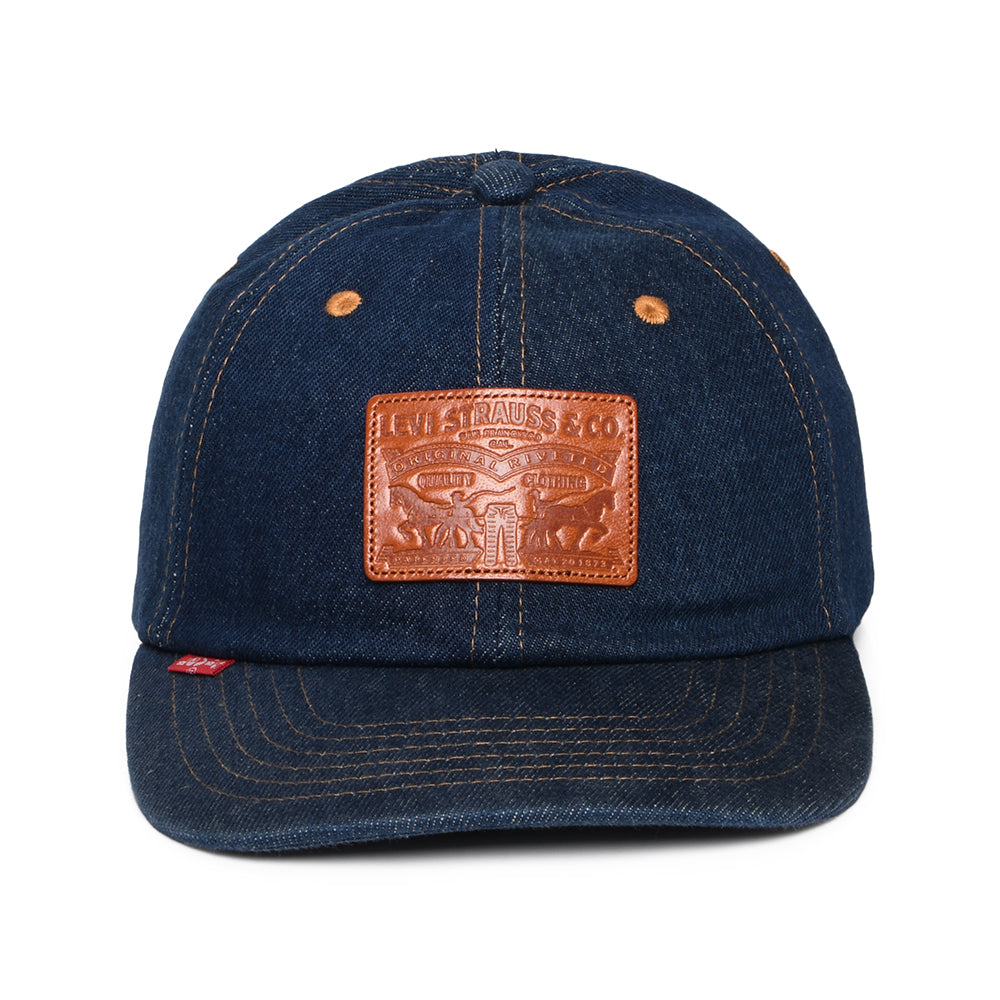 Levi's Relaxed Heritage Denim Baseball Cap - Dunkelblau