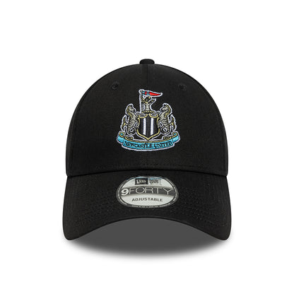 New Era 9FORTY Newcastle United FC Baseball Cap - Core - Schwarz