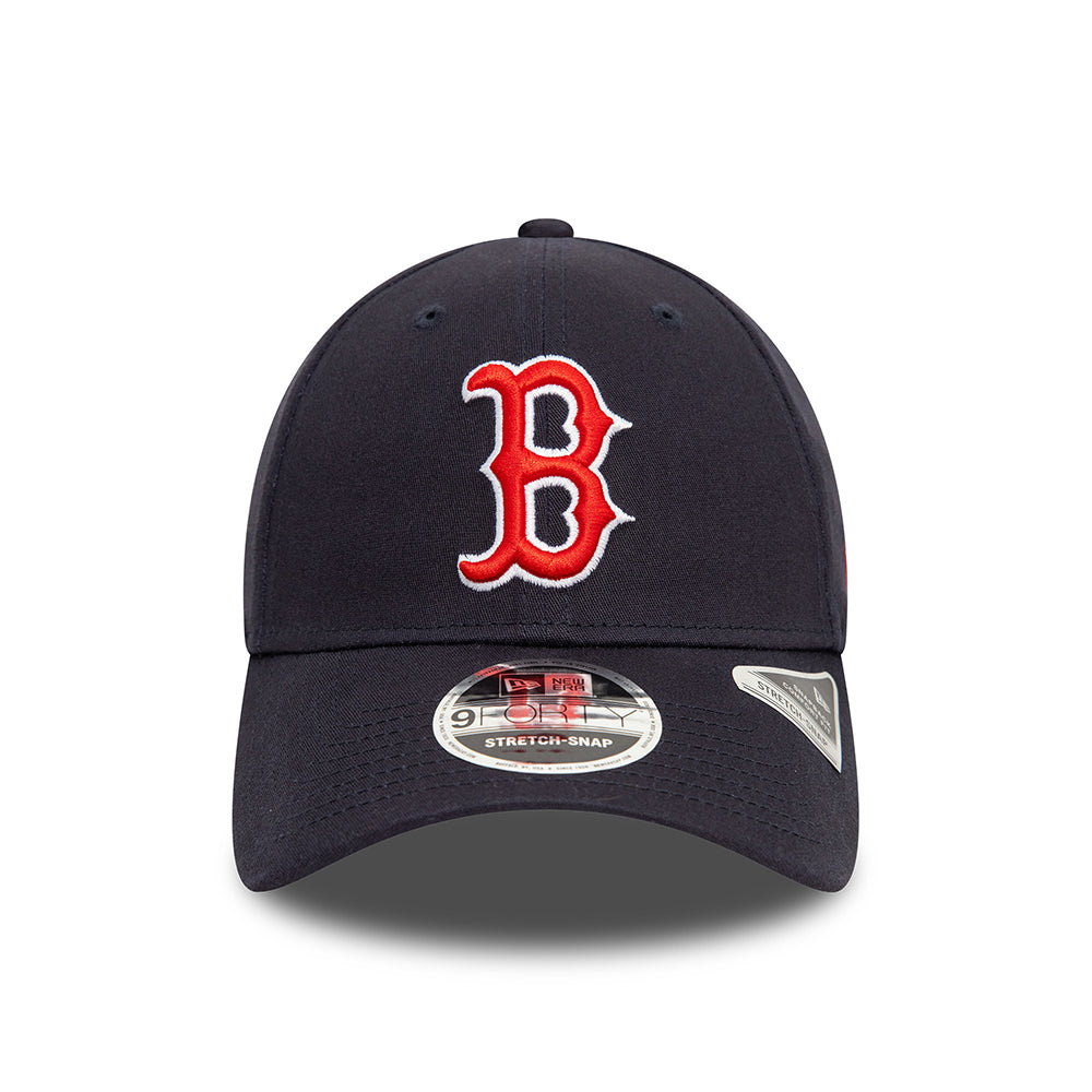 New Era 9FORTY Boston Red Sox Snapback Cap - MLB Stretch Snap - Marineblau