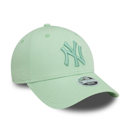 New Era Damen 9FORTY New York Yankees Baseball Cap - MLB League Essential - Pfefferminzgrün