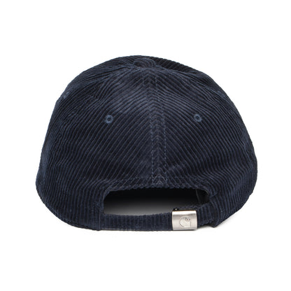 Carhartt WIP Harlem Wide Wale Corduroy Baseball Cap - Dunkles Marineblau