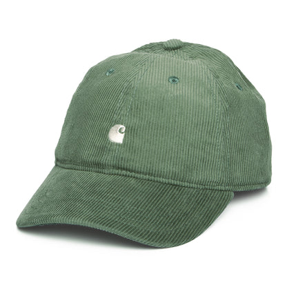 Carhartt WIP Harlem Kord Baseball Cap - Hellolivgrün