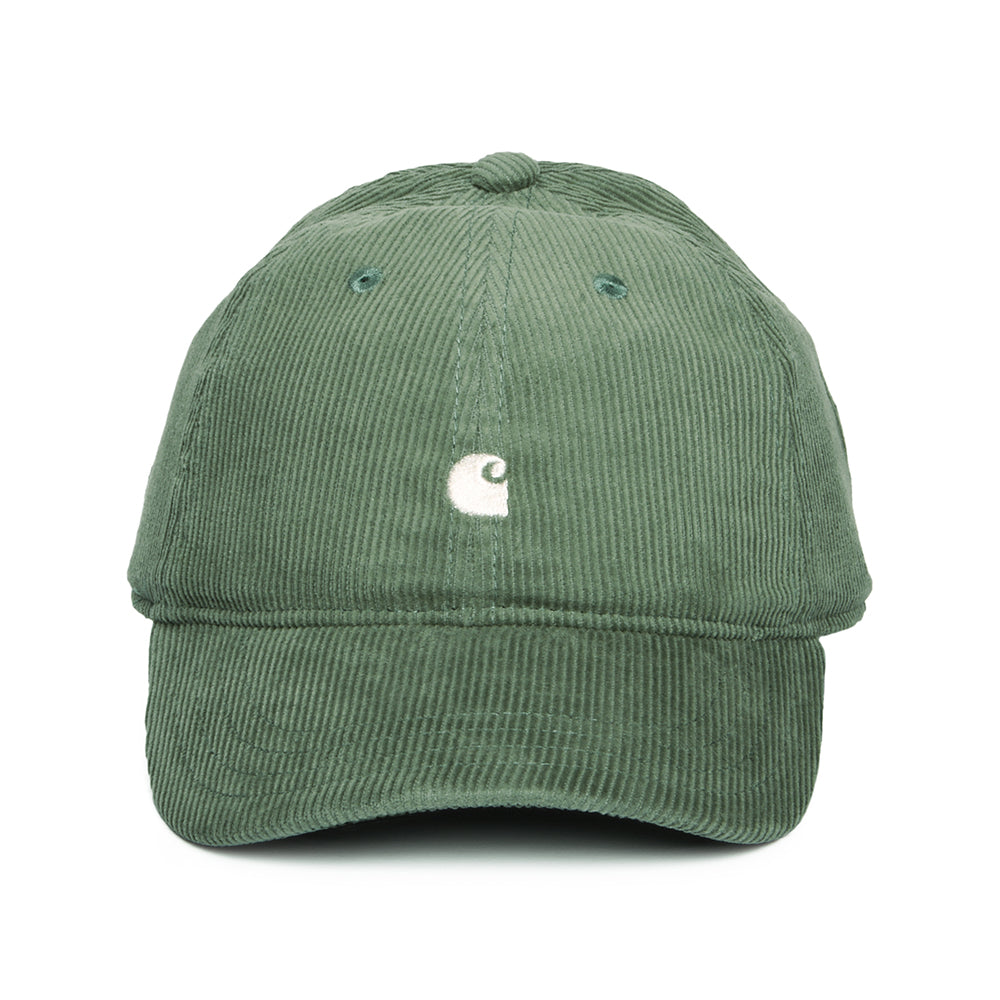 Carhartt WIP Harlem Kord Baseball Cap - Hellolivgrün