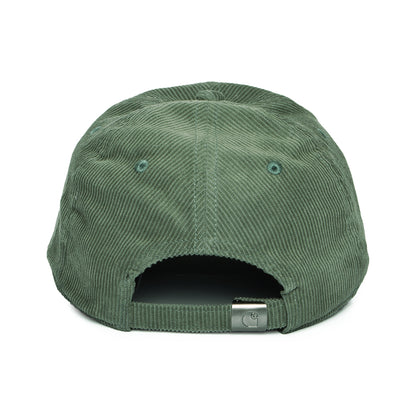 Carhartt WIP Harlem Kord Baseball Cap - Hellolivgrün