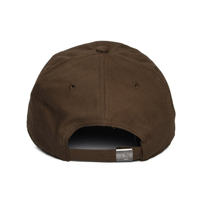 Carhartt WIP Script Baseball Cap aus Baumwoll-Canvas - Braun