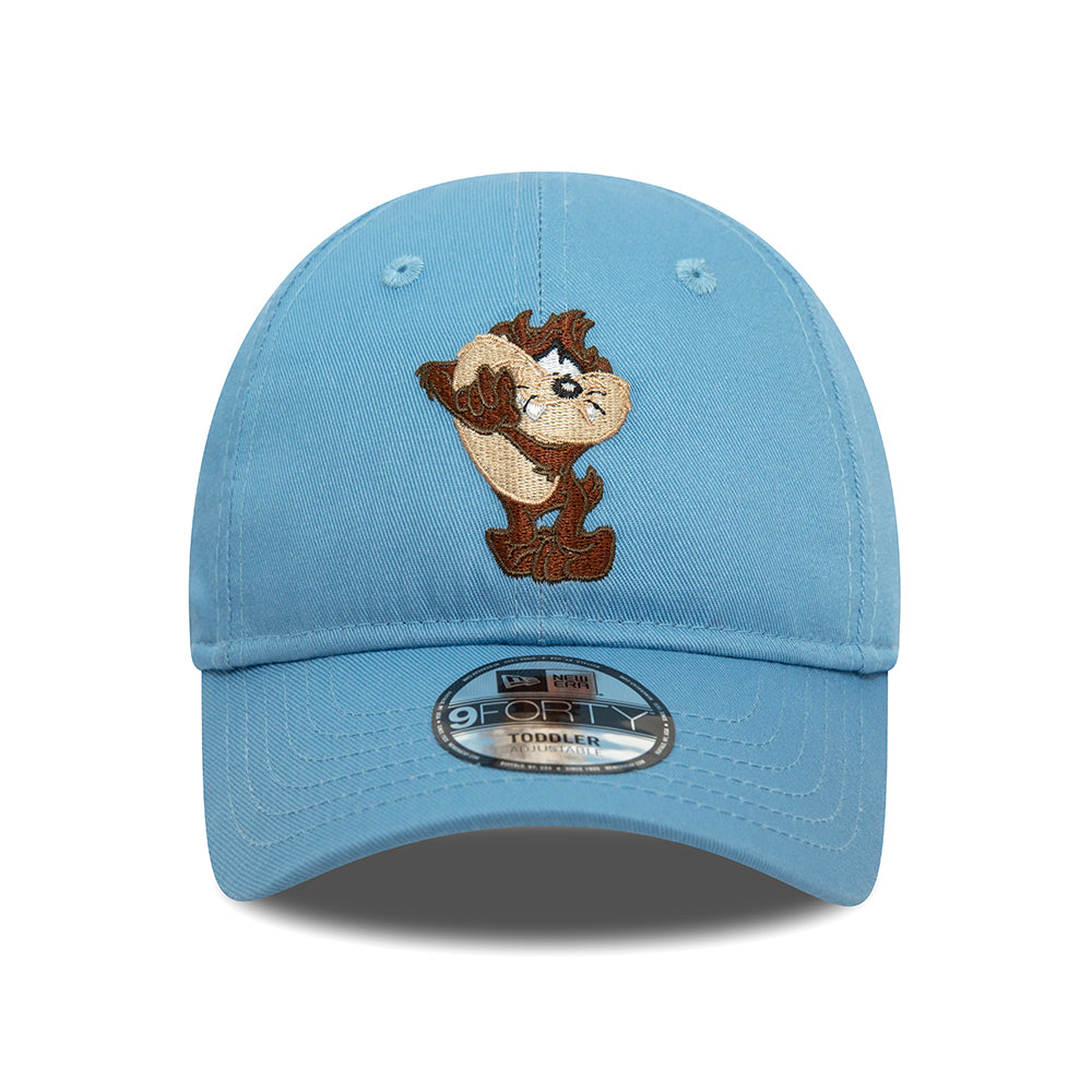 New Era Kinder 9FORTY Taz Baseball Cap - Looney Tunes - Himmelblau