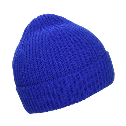 The North Face Kinder TNF Box Logo Cuffed Beanie Mütze - Königsblau