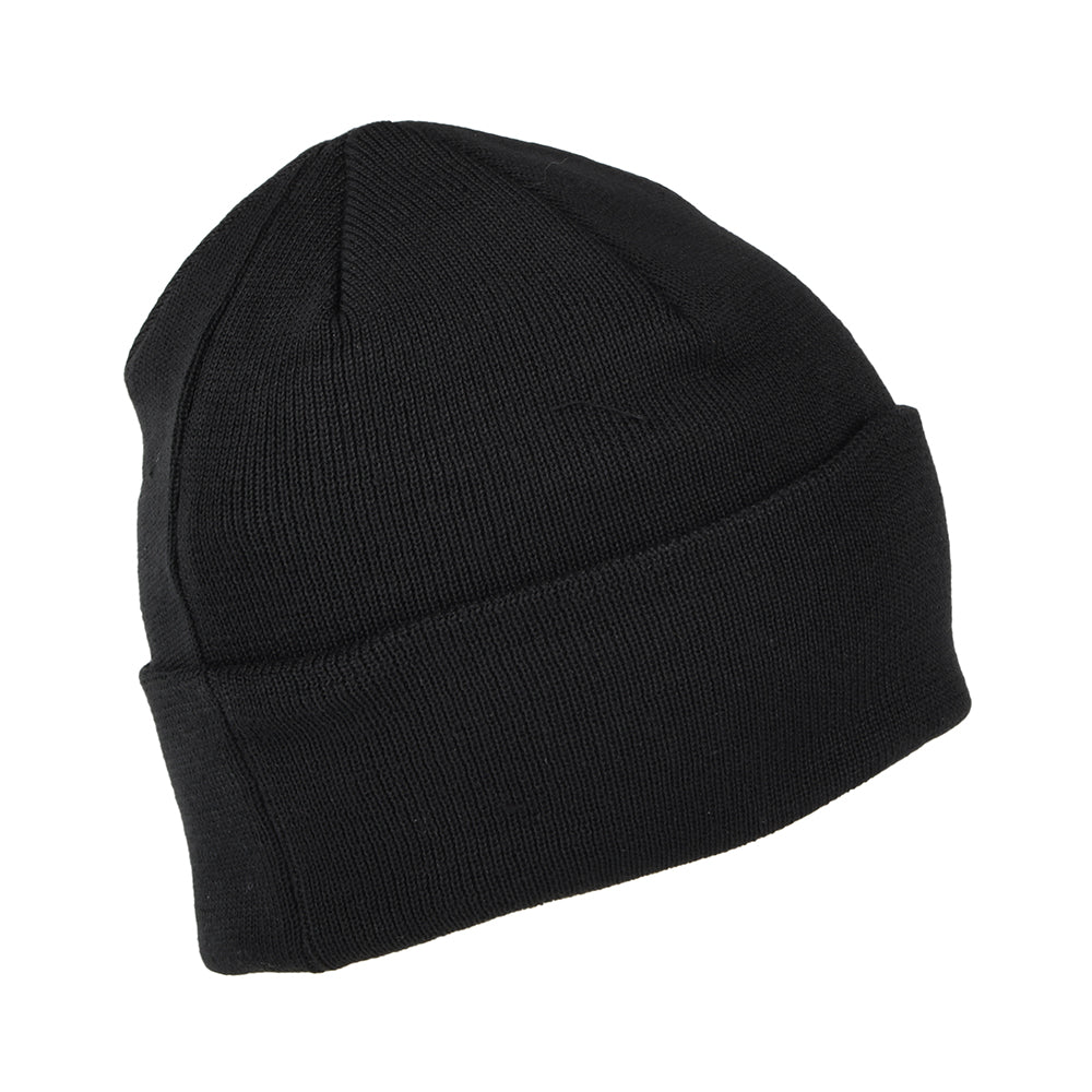 Timberland Tonal 3D Stickerei Recycled Beanie Mütze - Schwarz