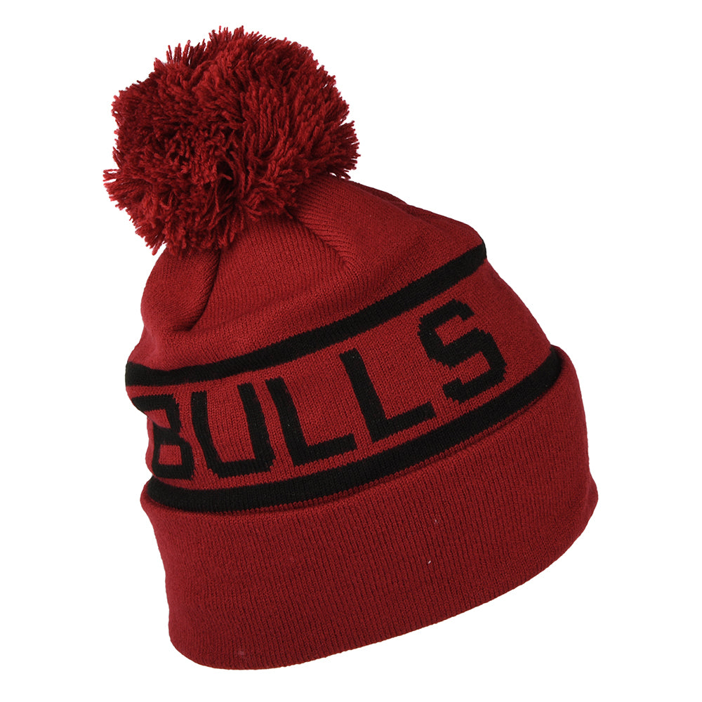 New Era Chicago Bulls Bommelmütze - NBA Tonal Jake Cuff - Kardinalrot