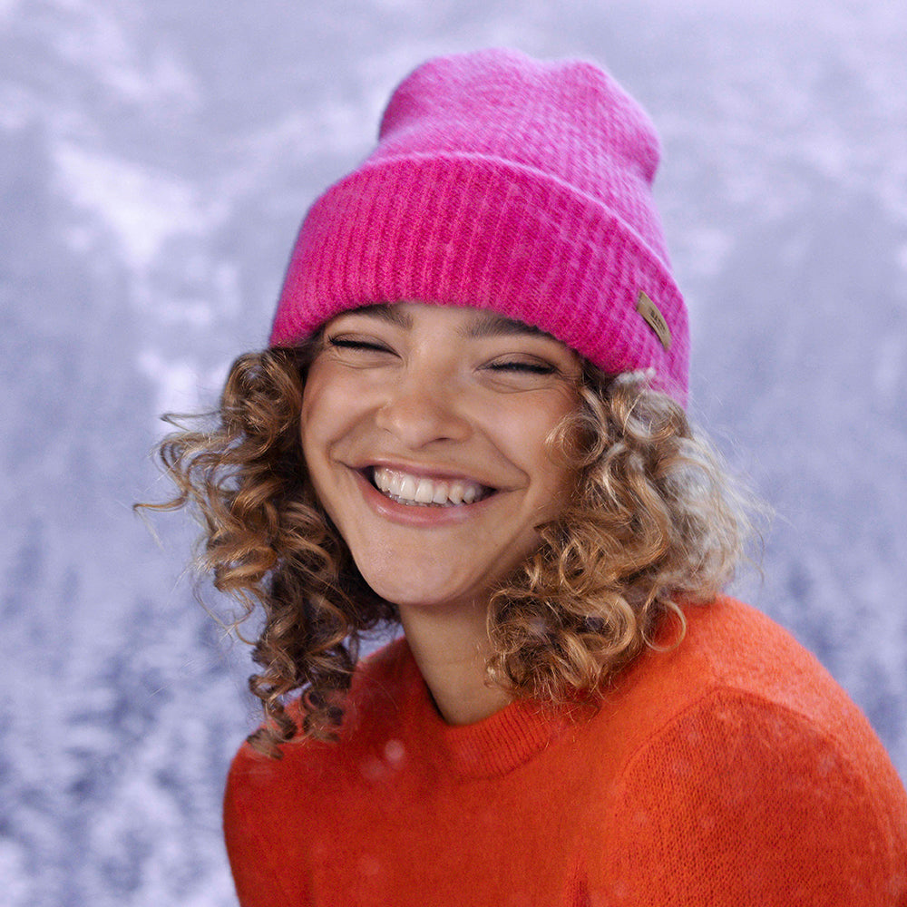 Barts Witzia Beanie Mütze mit Umschlag - Pink