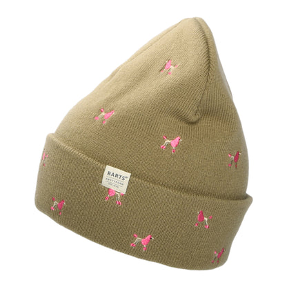 Barts Vinson Cuffed Beanie Mütze Pudel - Sand