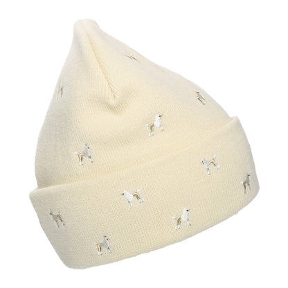 Barts Vinson Cuffed Beanie Mütze Pudel - Creme