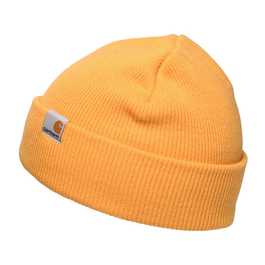 Carhartt WIP Stratus Short Watch Beanie Mütze - Senfgelb