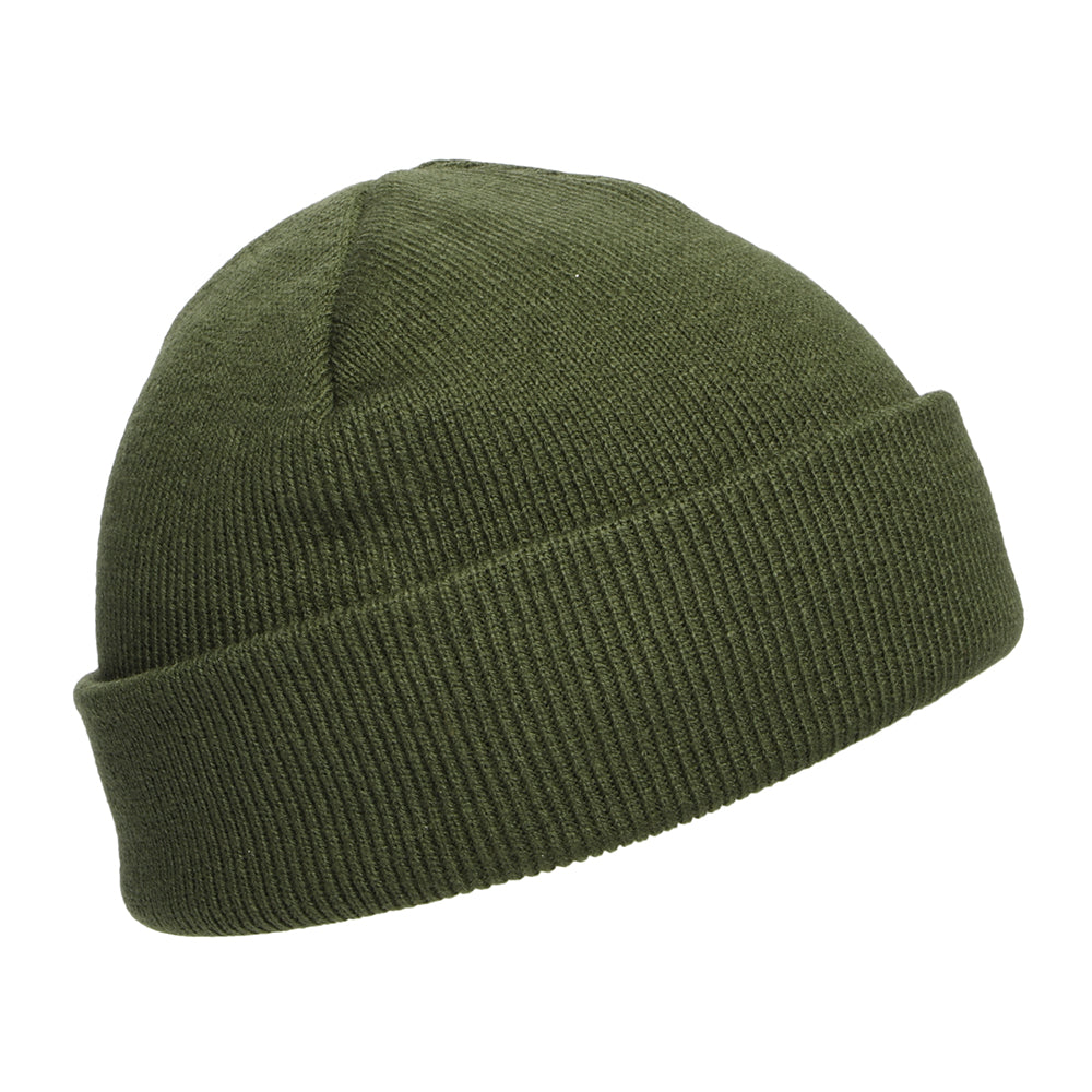 Carhartt WIP Stratus Short Watch Beanie Mütze - Olivgrün