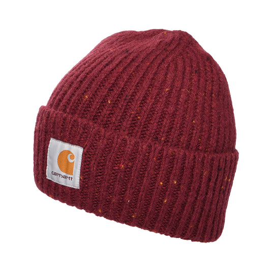 Carhartt WIP Anglistic Beanie Mütze - Kastanienbraun