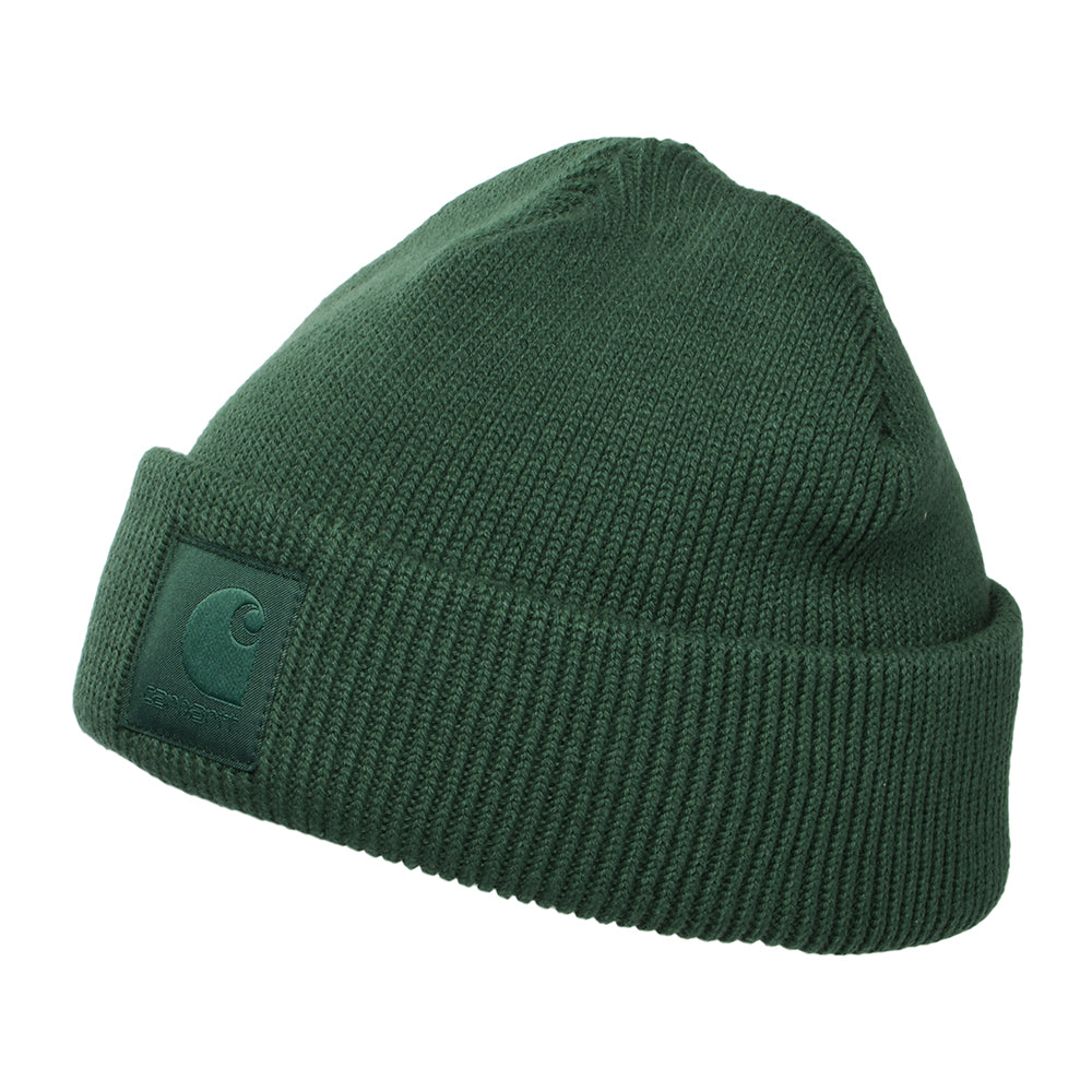 Carhartt WIP Dawson Fisherman Beanie Mütze aus organischer Baumwolle - Waldgrün