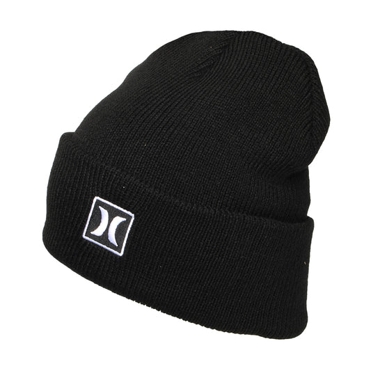 Hurley Square Icon Cuff 2.0 Beanie Mütze - Schwarz