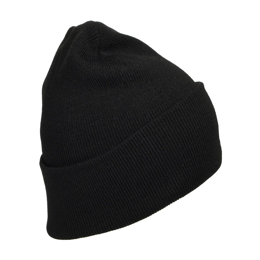 Hurley Icon Cuff 2.0 Beanie Mütze - Schwarz auf Schwarz