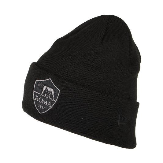 New Era AS Roma Beanie Mütze - Tonal Cuff - Schwarz